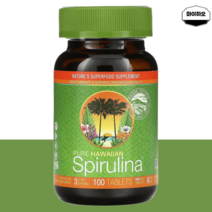 하와이안 스피루리나 스피룰리나 스피루리나 spirulina 500mg 100정, 1000mg 100정