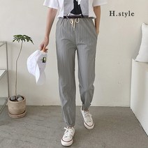 H스타일 (DK)넘버원조거팬츠