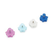 Fox Run 다양한 디테일의 겨울 눈송이 페이스트리/쿠키/파이/퐁당용 5.1cm (2인치) 스탬퍼 및 5.1cm (2인치) 커터 4개 세트 멀티 컬러, Winter Pie Cutters