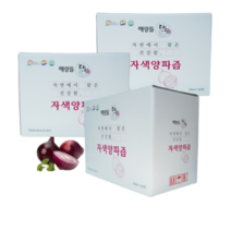 감칠맛나는 무안 황토 해랑뜰 자색양파즙 120ml 국내산100% 빨강 적양파즙, 150포