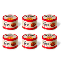 미가찬 캔 볶음 김치 감칠맛, 160g, 18개