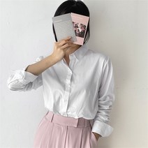 루즈핏 남방 기본템 셔츠 베이직 데일리 여자 커프스
