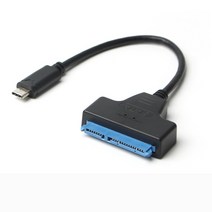 USB 3.1 타입 C 하드 드라이브 어댑터 2.5 인치 SATA III에 (USB C / 썬더 볼트 3 호환), 보여진 바와 같이, 하나