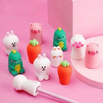 캐릭터 미니 연필깎이 새학기 학용품 KK260, 캐릭터 미니 연필깎기/2.당근