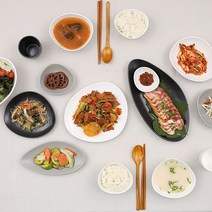 조약돌 2인 14P 홈세트 그릇세트, 화이트