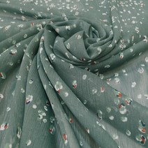 유니원단 찰랑찰랑 얇은 꽃무늬 커튼 쉬폰원단 촬영용 배경천 원단 10컬러, 알록달록도트