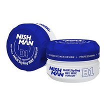 Nishman 헤어 링 시리즈 (01 껌 아쿠아 왁스 150ml), 5.07 Fl Oz (Pack of 1)_B1 Hair