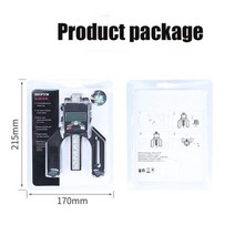 하이트 게이지 버니어 깊이 높이 측정 고정밀 디지털 눈금자 캘리퍼스 테이블 톱 분수 목공 도구, Depth Ruler