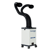 납연기제거기 집진기 납땜 납 연기흡입기 연기제거 흡입기인두기 용접 정화, 더블헤더베이지