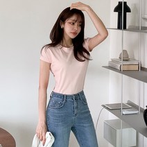 떳다그녀 아비드 모달 캡 반팔 티셔츠