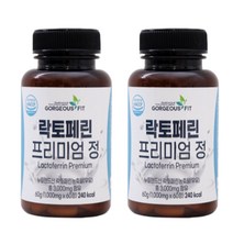골저스핏 락토페린 프리미엄정 뉴질랜드산 3000mg 고함량, 60정, 2개