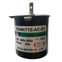 STK 저속 AC 220v 28w 마이크 자석 동기 모터 15-80RPM, 80rpm