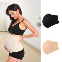 얇은 심리스 복부보호 임산부 산전복대 허리디스크 삐끗했을때 척추관협착증 통증, 쿠팡 블랙M, 쿠팡 본상품선택