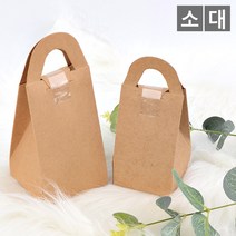 손잡이종이박스 빵제과쿠키초콜렛케이스 간식선물상자, 사이즈