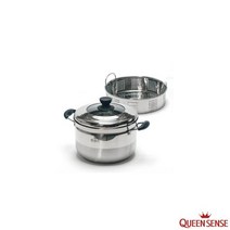 퀸센스 냄비 찜기 인덕션 스팀쿠커 26cm 주방 식당용 업소용, 상세페이지 참조