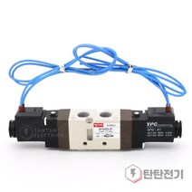 SF4200 IP SD2 A1 솔레노이드 밸브 AC 110V 5포트 2위치 더블 1/4PT 연우뉴매틱 YPC