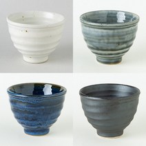 핸드메이드 도자기 물컵 찻잔 작은컵 한정식 업소용 전통찻잔 250ml, 그레이