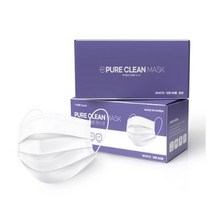 퓨어클린 일회용마스크 (2BOX)_대형화이트, 200매입