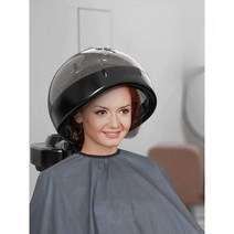 뷰티샵 헤어 스팀기 캡 영양 케어 스탠드형 미용 기구, 블랙