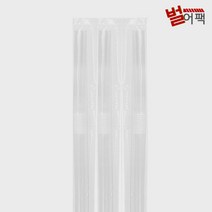 개별 자바라 자바라빨대 스트로우 7x25cm 투명 음료 주름 7/25cm 500개, SG9658 / 500개