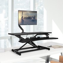 [카멜마운트] 유압식 높이조절 스탠딩 책상 스탠워크 PSW-M3S, 단품