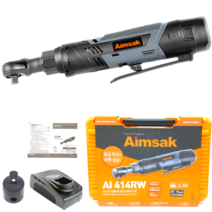 아임삭 정품 AI414RW 충전 라쳇 렌치 14.4V2.0Ah 배터리1개 세트 렌치어댑터 포함, 선택01 AI414RW 배터리1개세트
