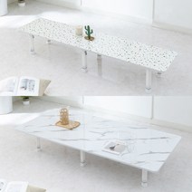 이반가구 접이식 대형 칼라테이블 식탁 사각형 집들이상 손님상, 칼라테이블 1800x800, 대리석, 4단
