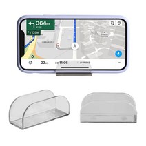 차량용 초소형 투명 휴대폰거치대 3개 휴대폰차량거치, 투명미니핸드폰거치대