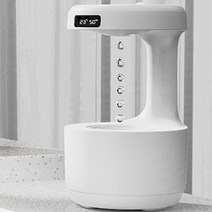 물멍 무중력 가습기 물방울 New Water Drop Antigravity Humidifier USB Home Desktop Anti Gravity Reflow, 03 WHITE_03 EU