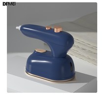 DFMEI 열탕기 휴대용 핸디 열탕기 다리미 다림질 전기 다리미, 푸른 색