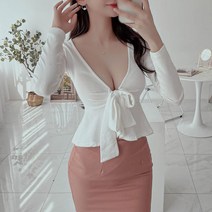 증명사진 의상 가디건 리본 블라우스 여름셔츠 데일리룩 여친룩 직장인 출근룩 대학생