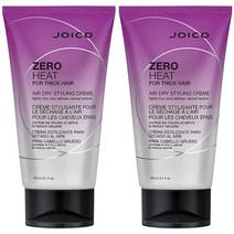 Joico Zero Heat 에어 드라이 스타일링 크림 | 곱슬머리 최소화 질감 향상 두꺼운 모발용 조이코, 2.55 Ounce (Pack of 2)_Thick H