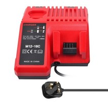 M12 & M18 급속 교체 충전기 M12-18 밀워키 배터리 M1, 미국|UK Plug M12-18C, 1개