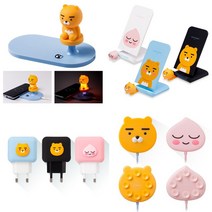 카카오프렌즈 고속 무선 충전기 거치대 흡착식 패드 충전 무드등 고속 충전기 라이언 어피치, 4. 흡착식 무선 충전 패드