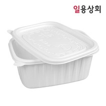 친환경 사각밀폐 죽용기(특대) JH 250세트 화이트, 단품, 단품