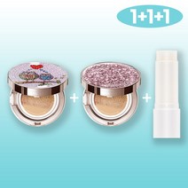 풀커버[복합]쿠션2개 + 워터밤1개 [15g+15g+10g] 스타일71 트윙클라 [복합 피부 추천], 1개, 부엉이23호+로맨틱핑크다이아글리터23호(복합)+워터밤