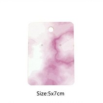 보관함 보석함 단상자 틴케이스 자개 원목 시계 주얼리 악세사리 대리석 귀걸이 보석 디스플레이 카드 골판지 판지 50 개 목걸이 스탠드 포장 용품 소기업용 도매, 2 Rose Red