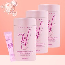 V 결콜라겐 플러스 60포 3개 / 저분자 피쉬 어류 석류 분말 스틱 비타민C 블루베리, 120g