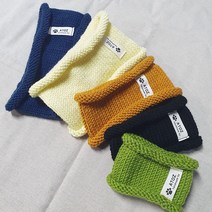 아토즈 핸드메이드 뜨개 강아지 고양이 넥워머 니트 목도리 목폴라, XL, 핑크