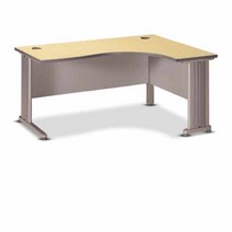 가구뱅크 (우측형) L형 웨이브 퍼즐책상 사무용가구 사무용책상 사무실가구 컴퓨터책상 학생책상 공부책상 ㄱ자책상 L자책상, 지방배송불가 / 망비:W1800*D1200*H720