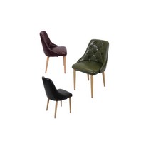 퍼주퍼주 PM-단추의자 소파 1인의자 1인소파, 진밤