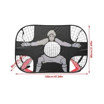 미니축구골대 풋살 골대 축구 목표 접이식 타겟 그물 휴대용 미니 훈련, 10 01