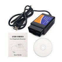 자동차 정비 용품 도구 super elm327 usb 1.5 pic18f25k80 칩 진단 케이블 elm 327 usb v1.5 obd2 스캐너 지원 대부분의 전문가용, 느릅나무327 USB