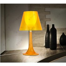 인테리어 스탠드 테이블 조명 인테리어 스탠드 테이블 조명 현대 아크릴 그늘 필립 스타크 디자인 미스 K 테이블 램프 이탈리아 디자인 테이블 램프, 02 Yellow