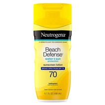 Neutrogena 비치 디펜스 선크림 자외선차단로션 SPF 70 피부보호 방수 멀티프로텍션 빠른흡수력 198ml 1개