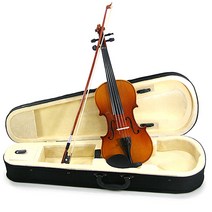 삼익악기 수제 바이올린 입문용 1/4 + 케이스 포함 + 구성품 7종, 213v, 유광 레드 브라운