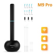 고화질 내시경 귀이개 귀 카메라 스마트 귀파개 이어스캐너 클리너 귀지 청소, M9 Pro Black