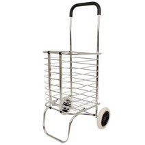 알루미늄 시장바구니캐리어 접이식 쇼핑 핸드카트 바퀴달린 손수레 마트 구루마 장보기 가벼운, 바퀴2P - 교체용