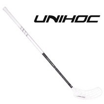 UNIHOC 플로어볼 스틱 EPIC TeXtreme 26 white-black 96cm