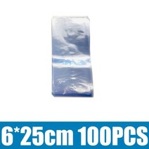 투명 수축 필름 가방 방진 보호 케이스 커버 TV 에어컨 원격 제어 플라스틱 시트 100 개, 100PCS, 6X25CM